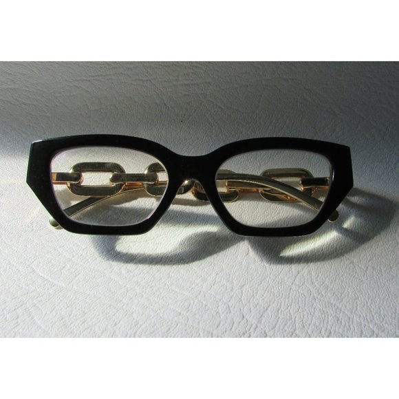 Eyeglasses - Black with Gold Link Arms 2.00 - Picture 4 of 9